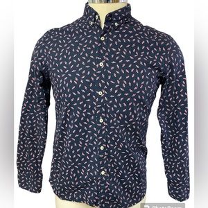 Level Ten Men’s Modern Short Sleeve Button Up Shirt Medium